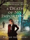 Cover image for A Death of No Importance